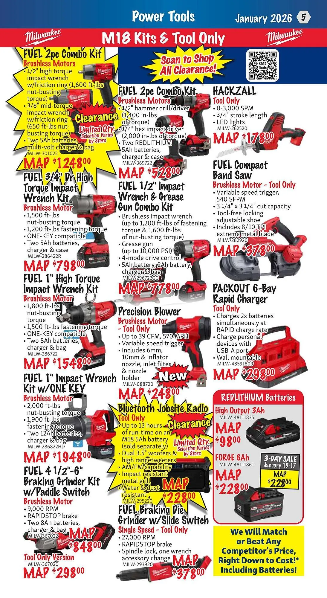 KMS Tools flyer from January 1 to January 31 2026 - flyer page 5