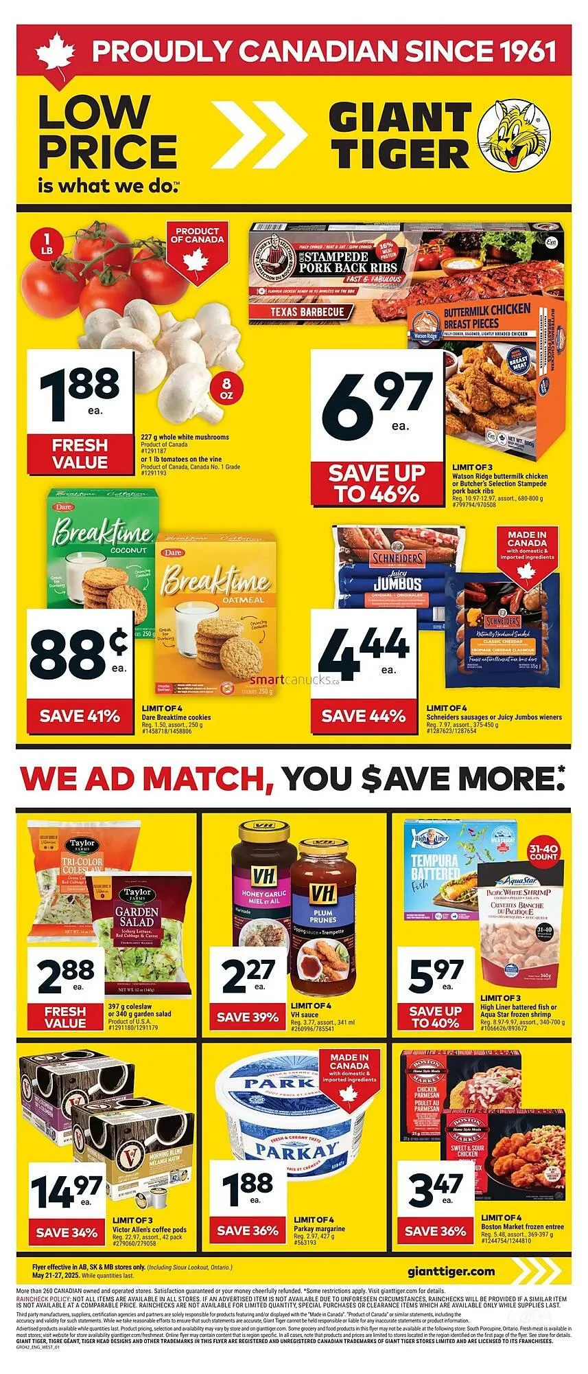 Giant Tiger flyer from May 22 to June 11 2025 - flyer page 1