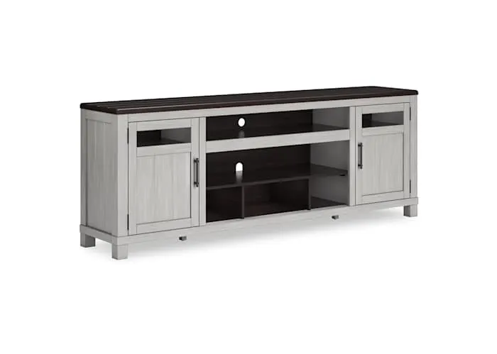 Darborn Large TV Stand - Gray/Brown