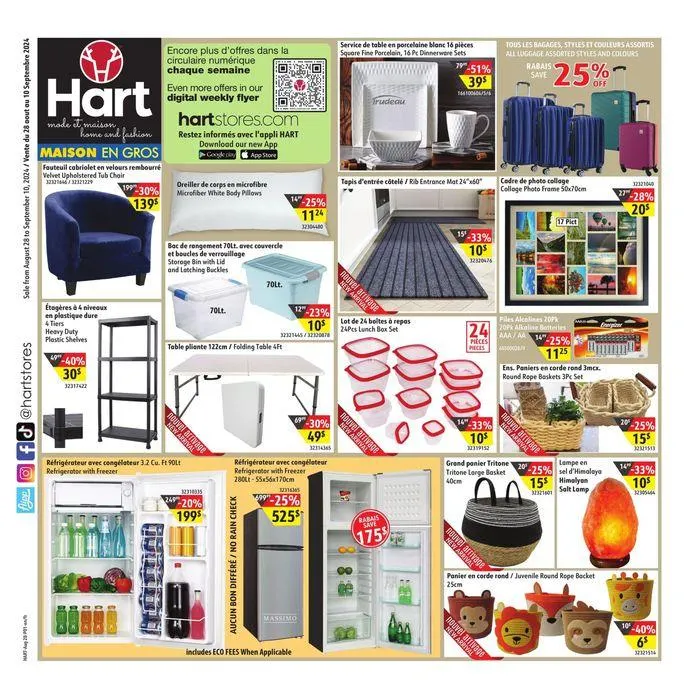 Flyer from August 28 to September 10 2024 - flyer page 1