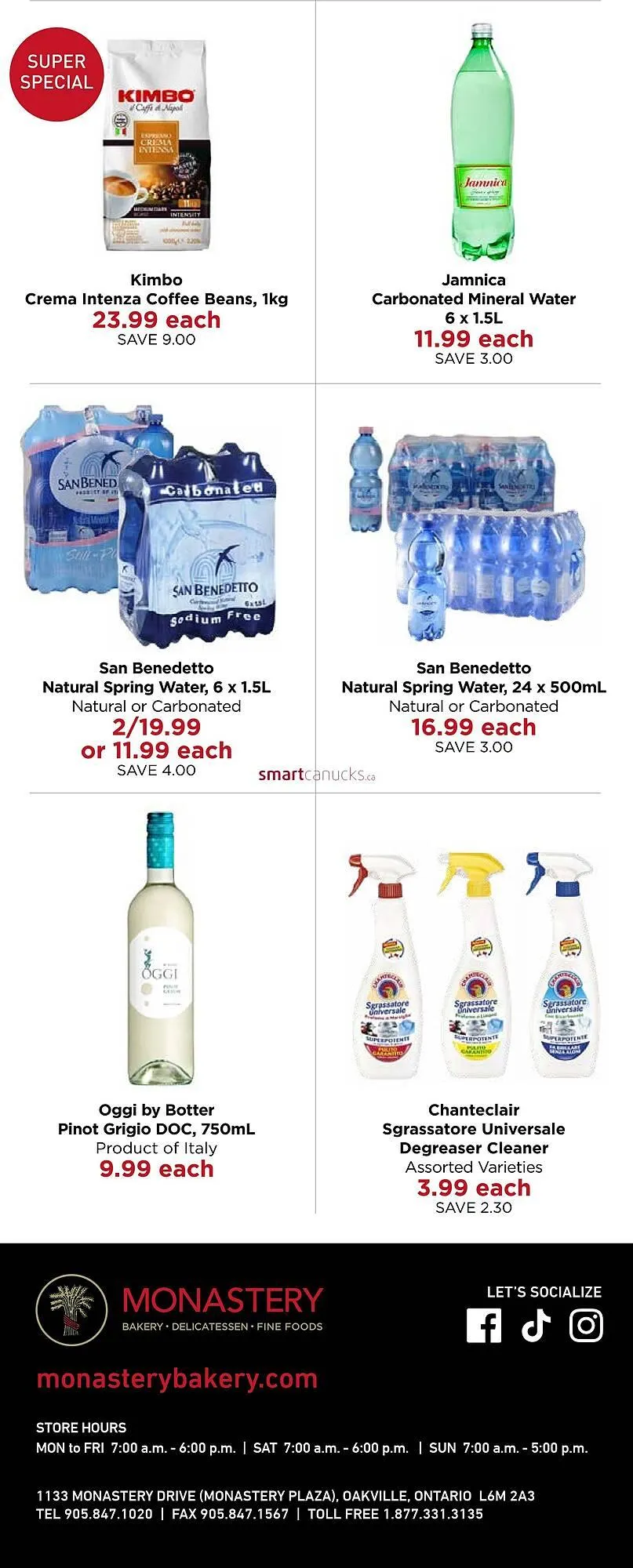 Monastery Bakery flyer from January 1 to January 14 2026 - flyer page 6