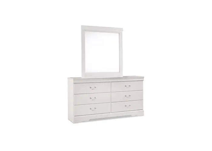 Anarasia Dresser and Mirror - White