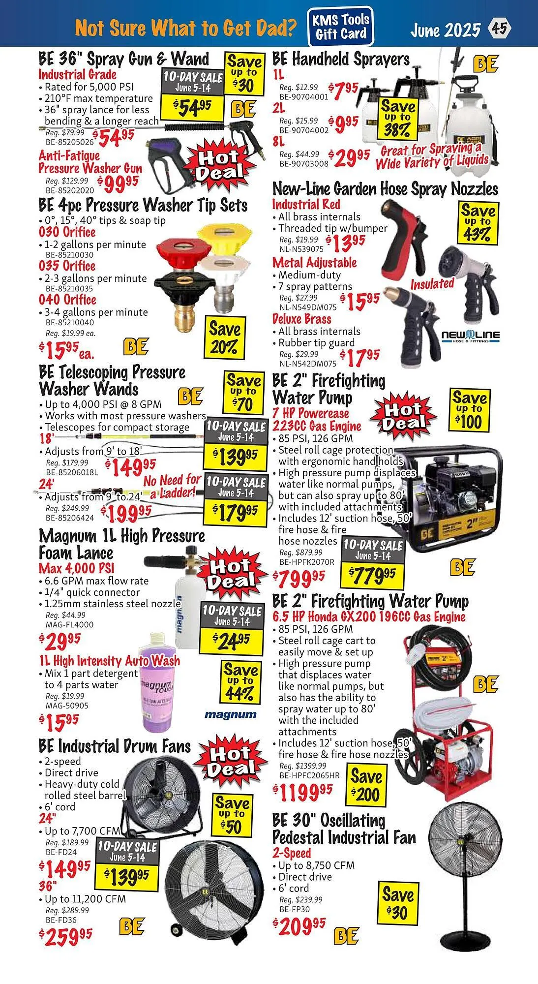 KMS Tools flyer from June 1 to June 30 2025 - flyer page 45