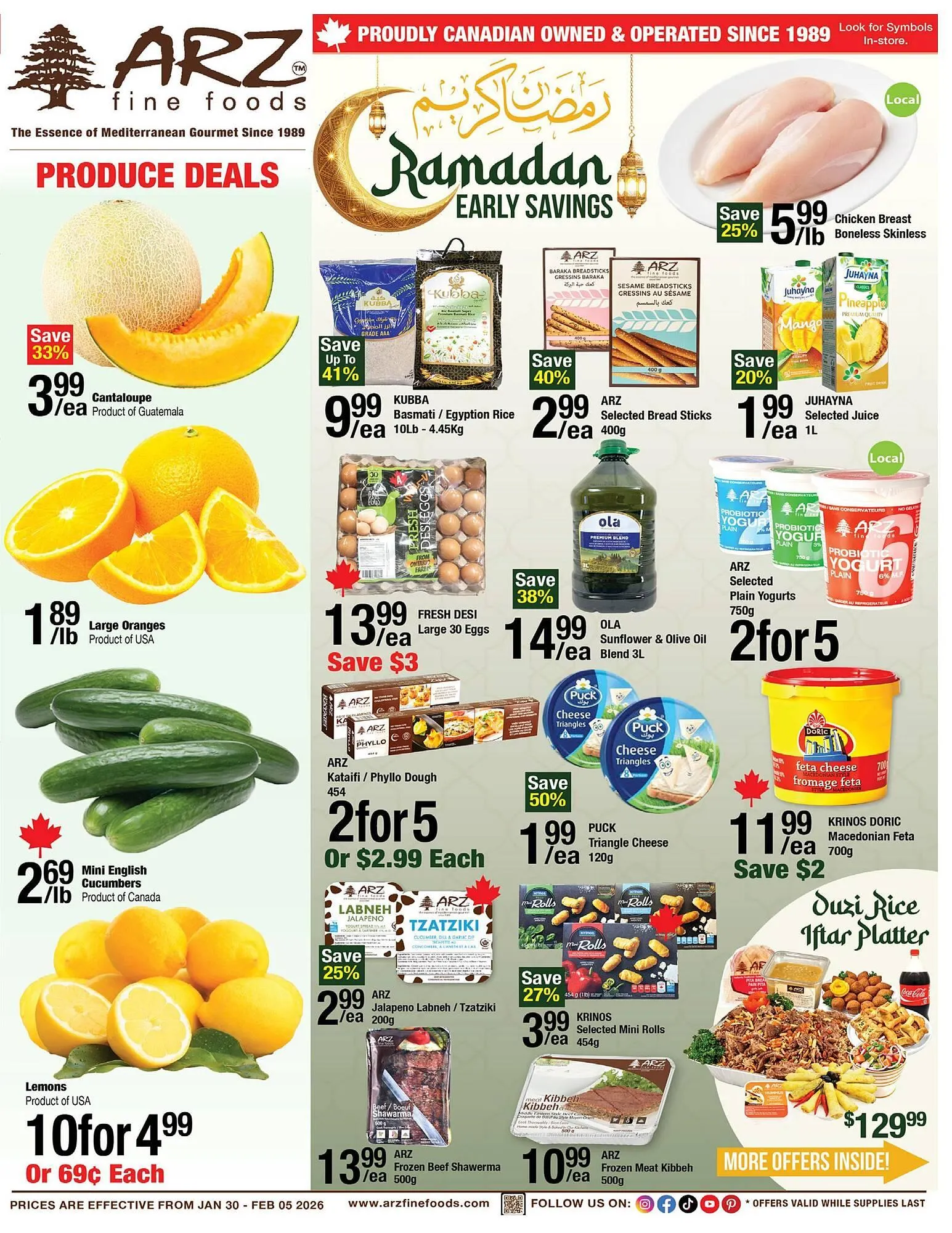 Arz Fine Foods flyer - 1