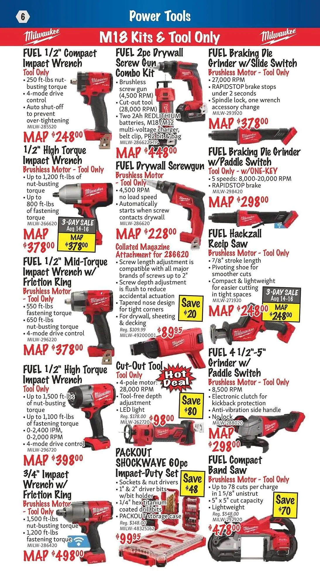 KMS Tools flyer from August 1 to August 8 2025 - flyer page 6