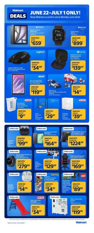 Walmart Flyer - General Merchandise from June 22 to July 1 2026 - flyer page 4