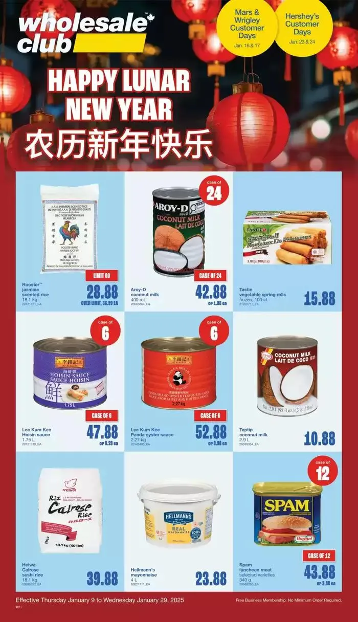 Our best offers for you from January 9 to January 29 2025 - flyer page 1