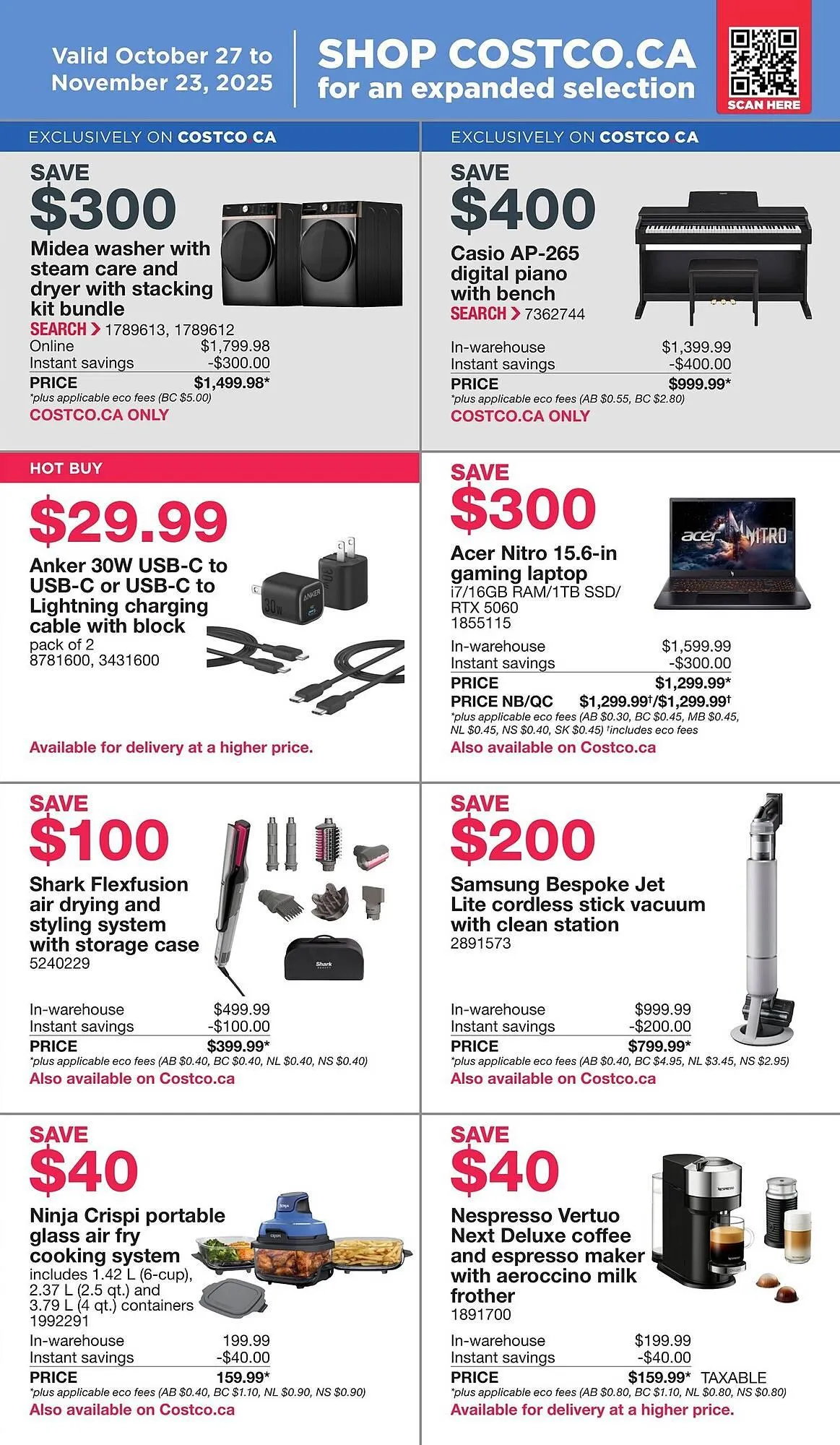Costco flyer from October 23 to November 5 2025 - flyer page 7
