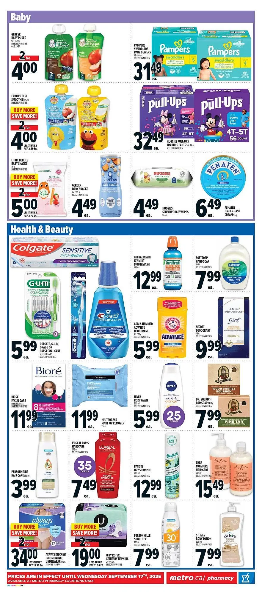 Metro flyer from August 21 to August 27 2025 - flyer page 14