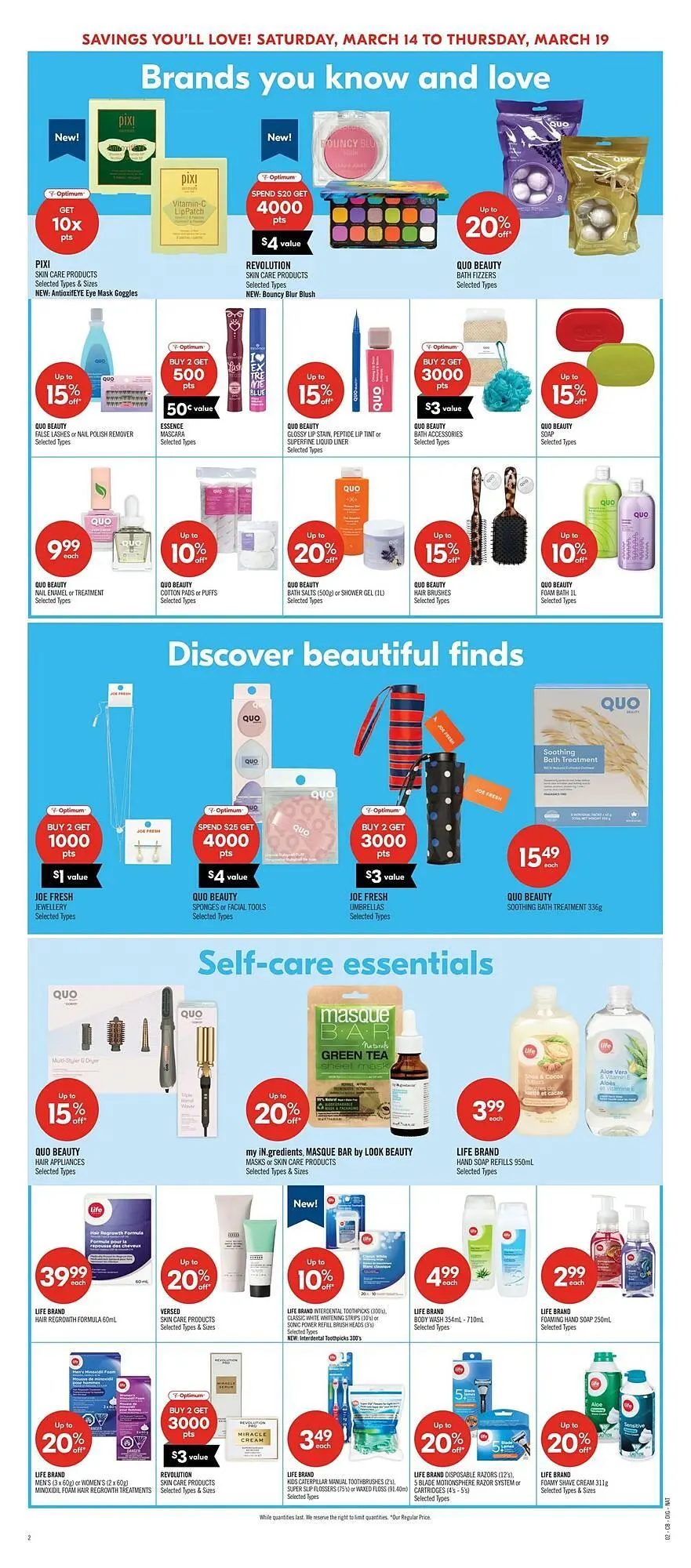 Shoppers Drug Mart flyer from March 14 to March 19 2026 - flyer page 16