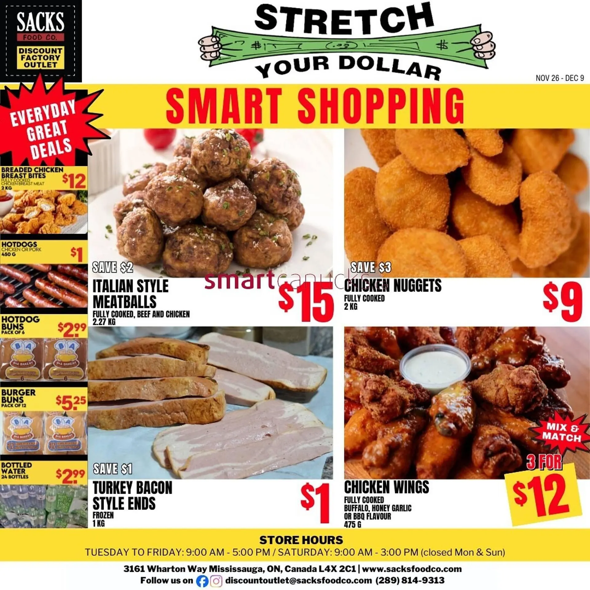 Sacks Food Co. flyer from November 26 to December 9 2025 - flyer page 1