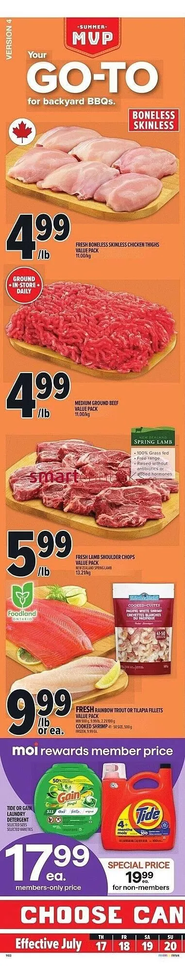 Metro flyer from July 17 to July 23 2025 - flyer page 1