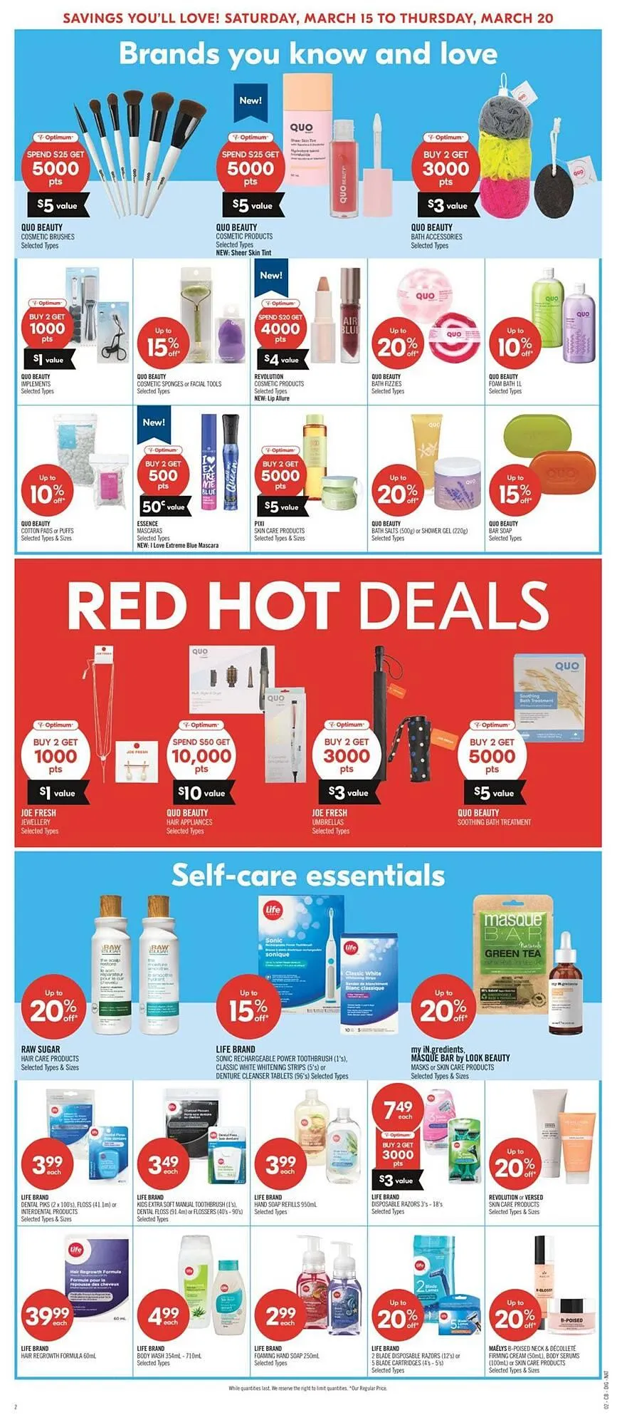 Shoppers Drug Mart flyer from March 15 to March 21 2025 - flyer page 14