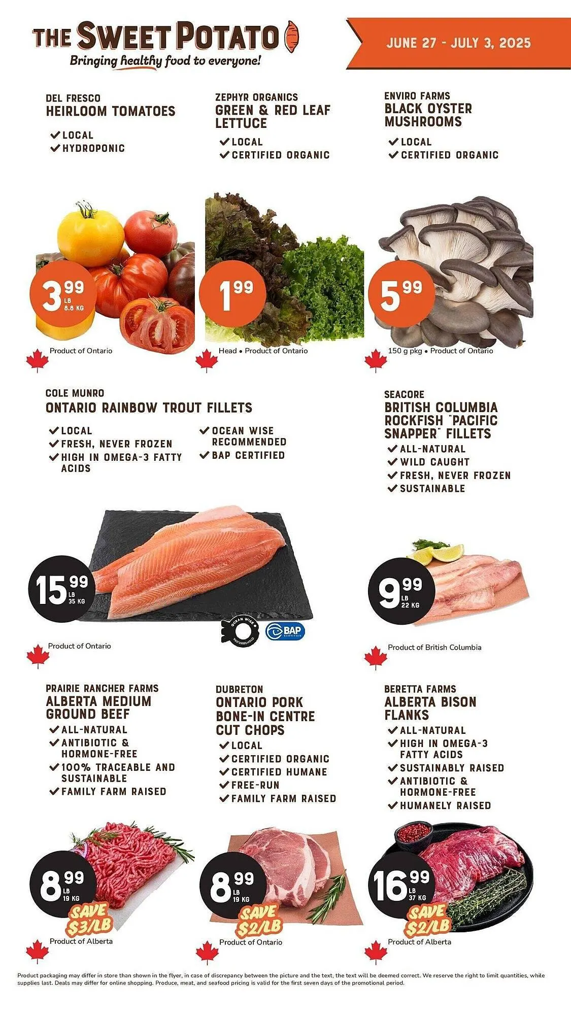 The Sweet Potato flyer from June 27 to July 4 2025 - flyer page 2