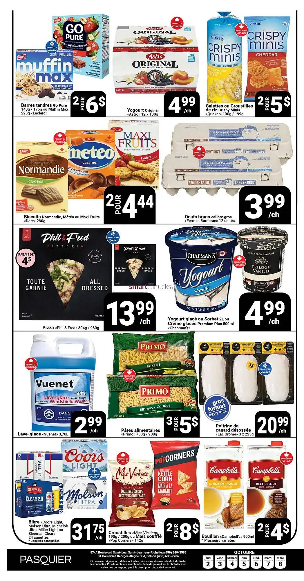 Pasquier flyer from October 2 to October 15 2025 - flyer page 8