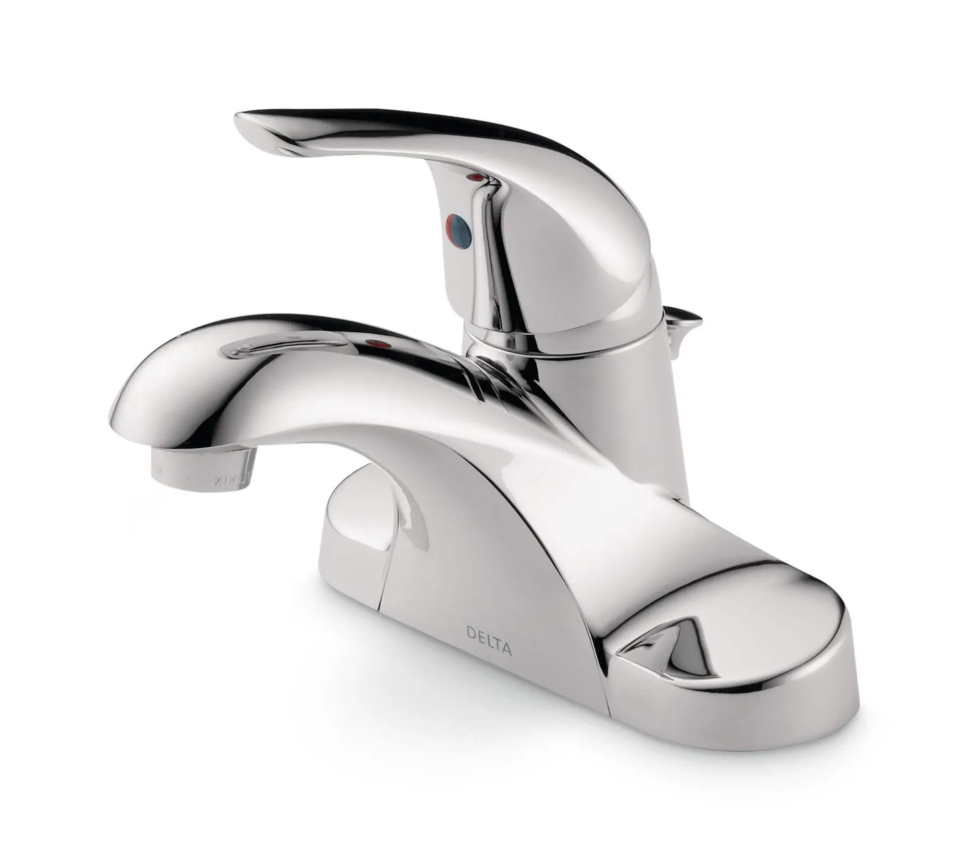 Delta Faucet Principals Single Handle Bathroom Sink Faucet, WaterSense® Certified, Chrome