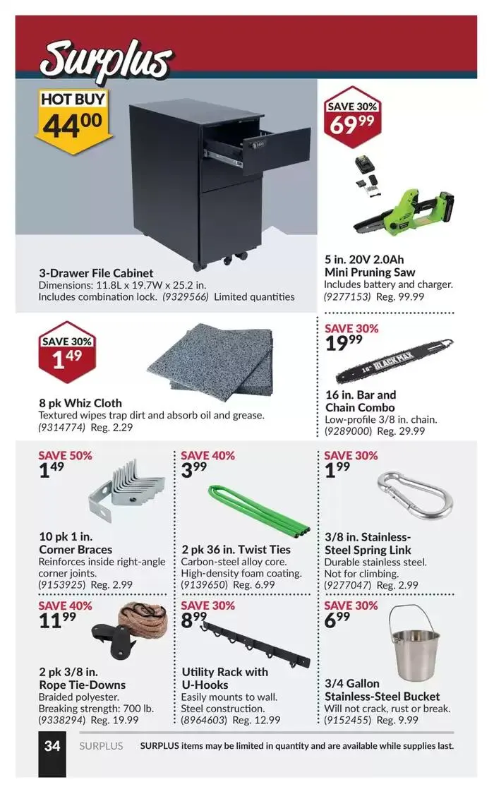 Current bargains and offers from December 31 to January 12 2025 - flyer page 38