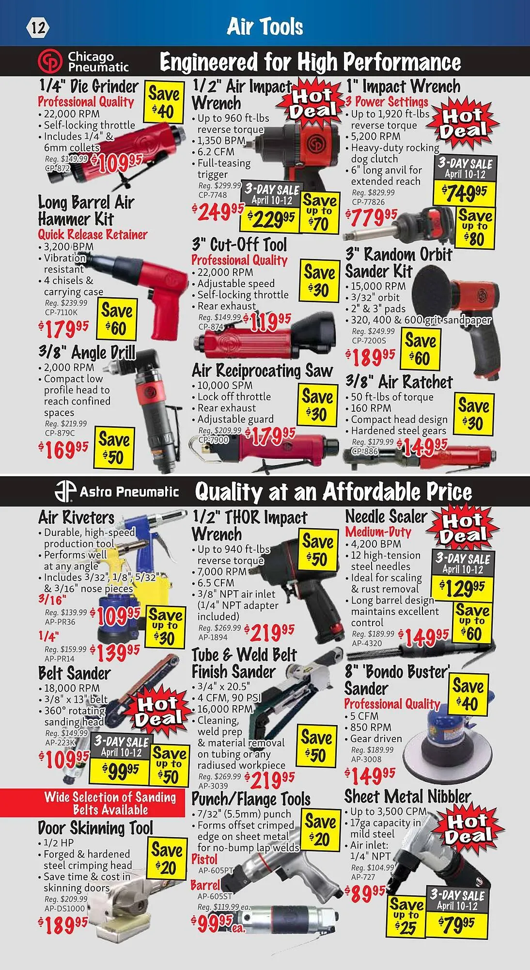 KMS Tools flyer from April 1 to April 30 2025 - flyer page 12