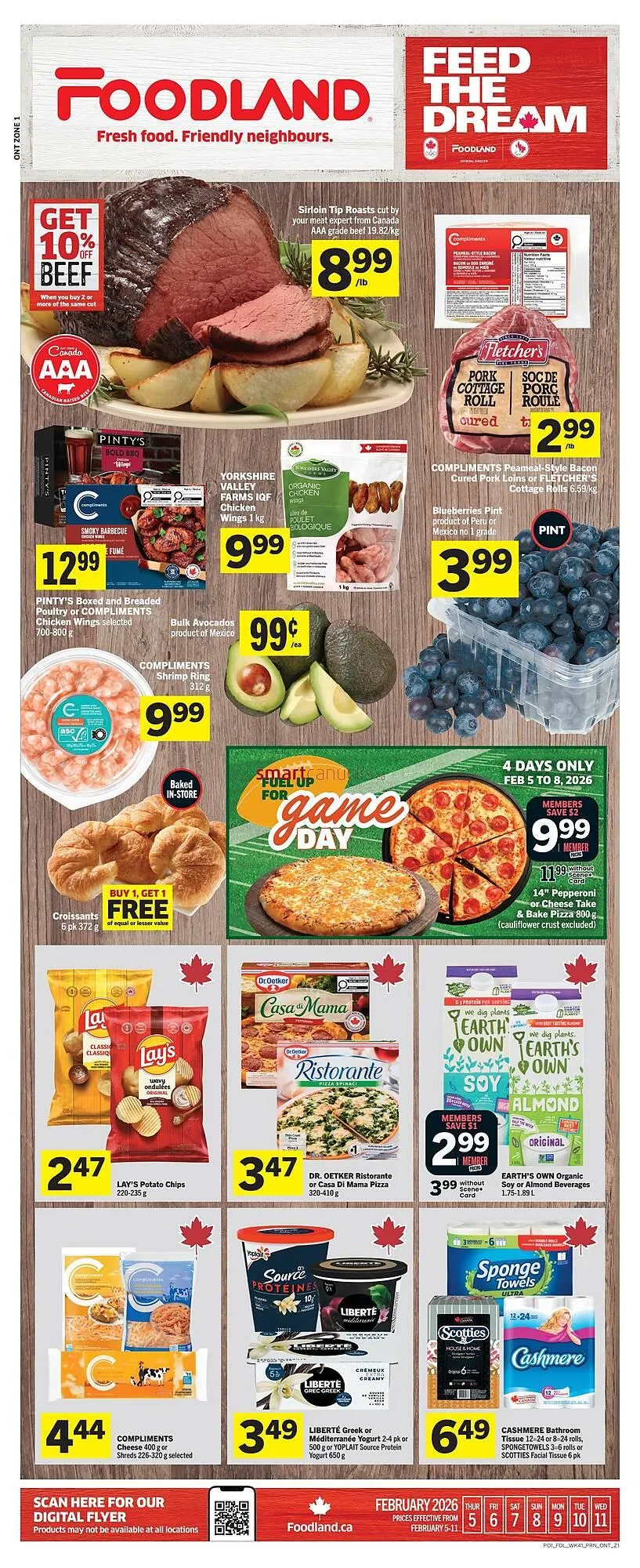 Foodland flyer from February 5 to February 11 2026 - flyer page 1