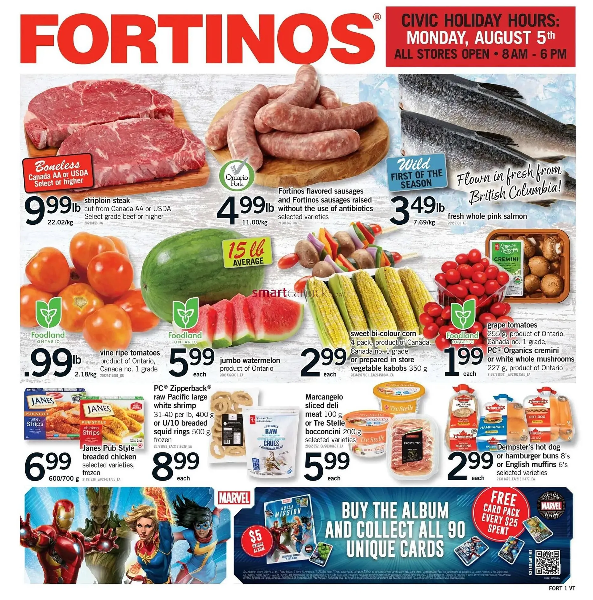 Fortinos flyer from August 1 to August 7 2024 - flyer page 1