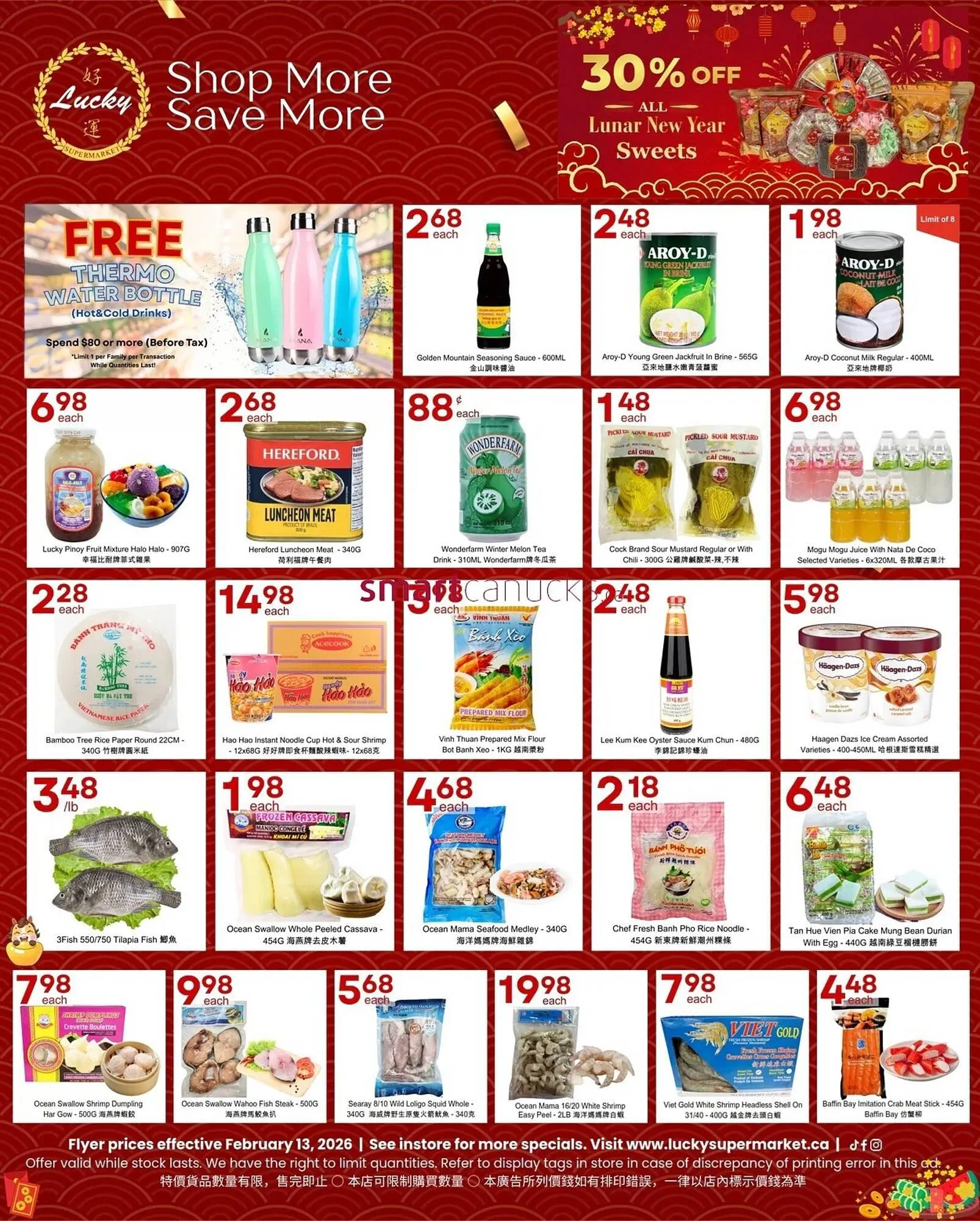 Lucky Supermarket flyer from February 13 to February 19 2026 - flyer page 2