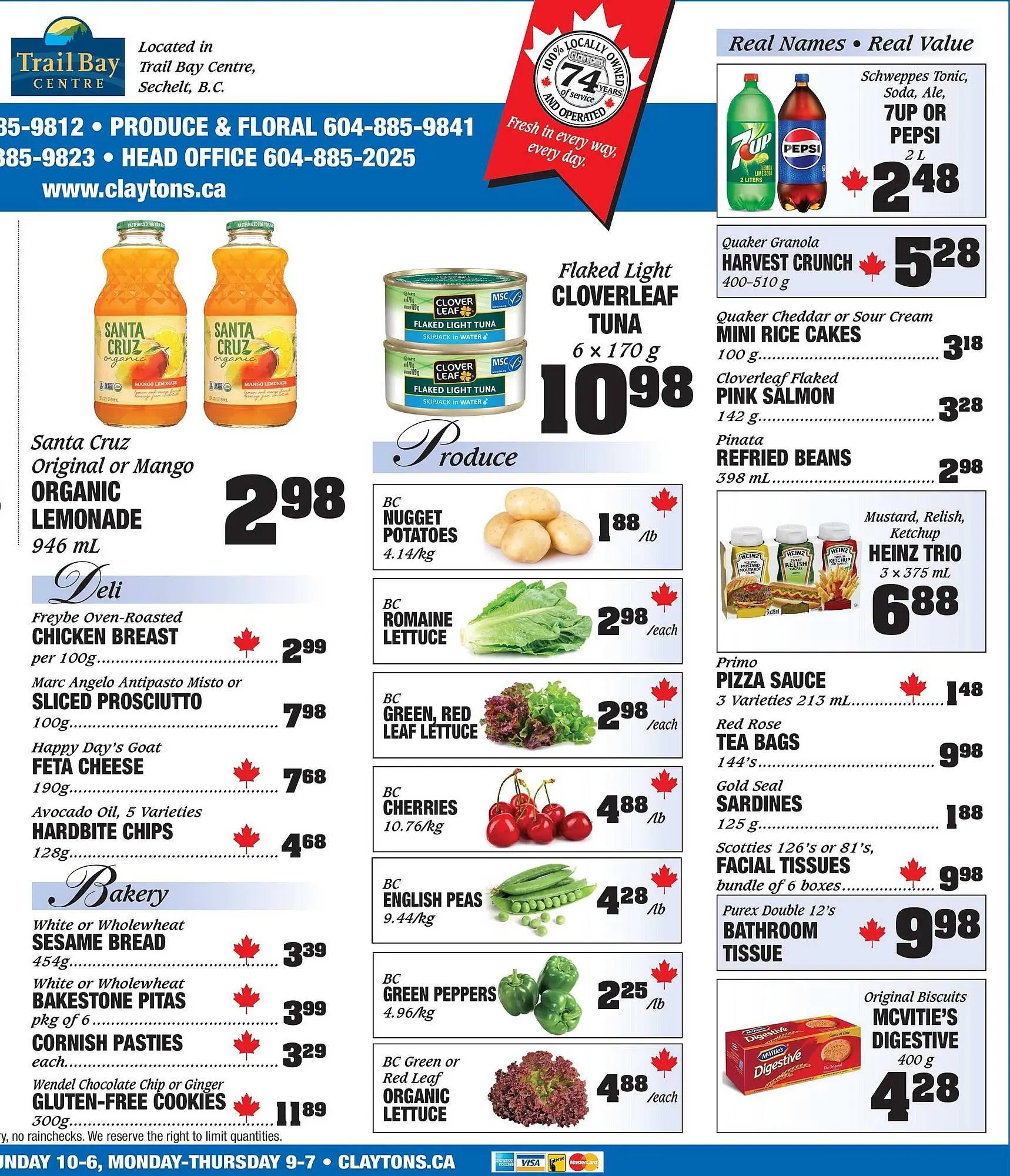 Claytons Heritage Market flyer from July 4 to July 10 2025 - flyer page 2