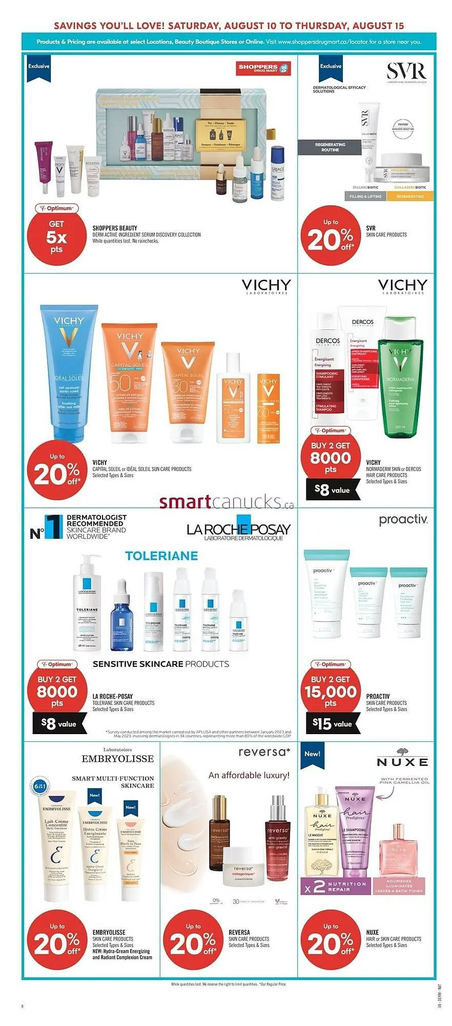 Shoppers Drug Mart flyer from August 8 to August 14 2024 - flyer page 15