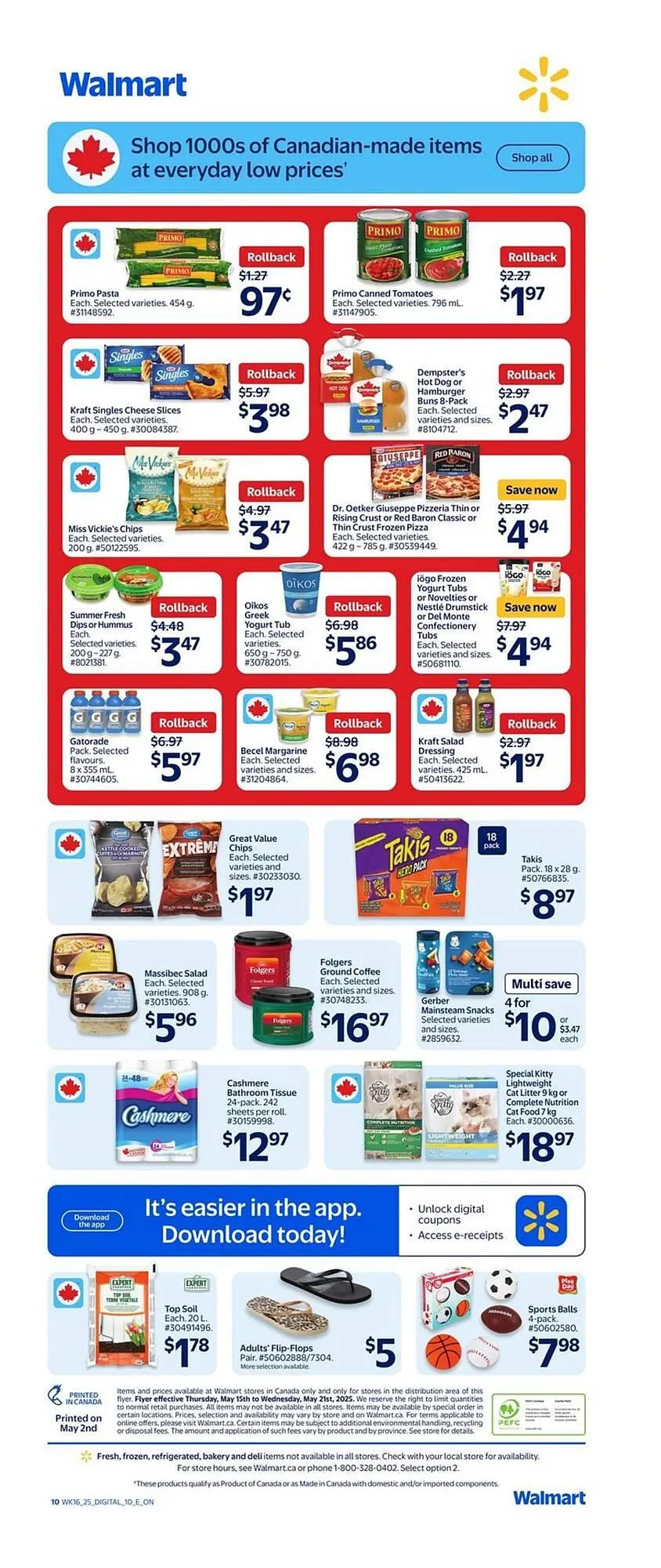 Walmart flyer from May 15 to May 21 2025 - flyer page 2