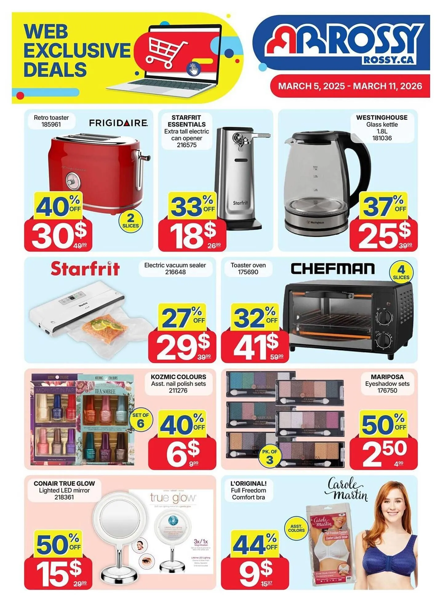 Rossy flyer from March 5 to March 11 2026 - flyer page 1