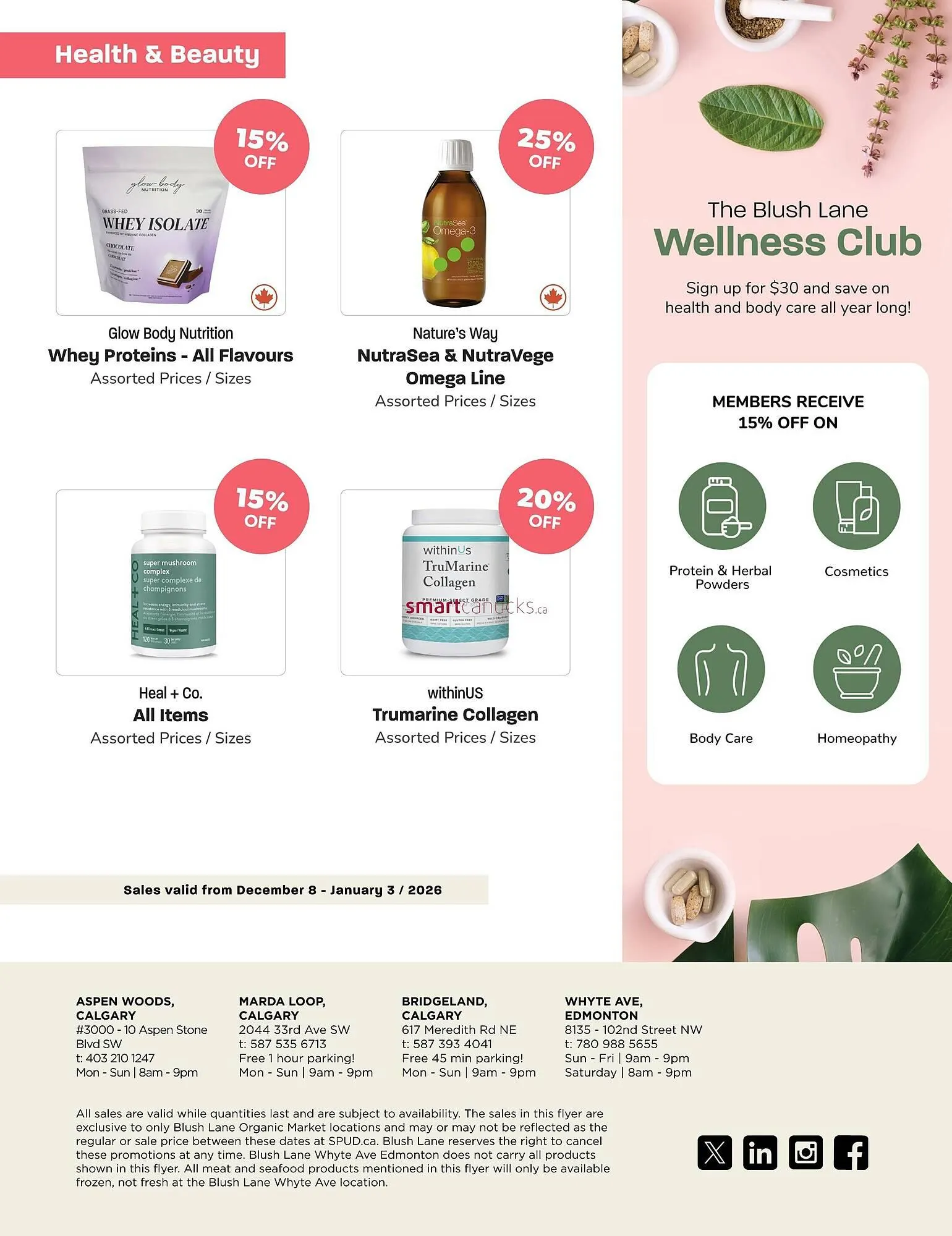 Blush Lane Organics flyer from December 28 to January 3 2026 - flyer page 5