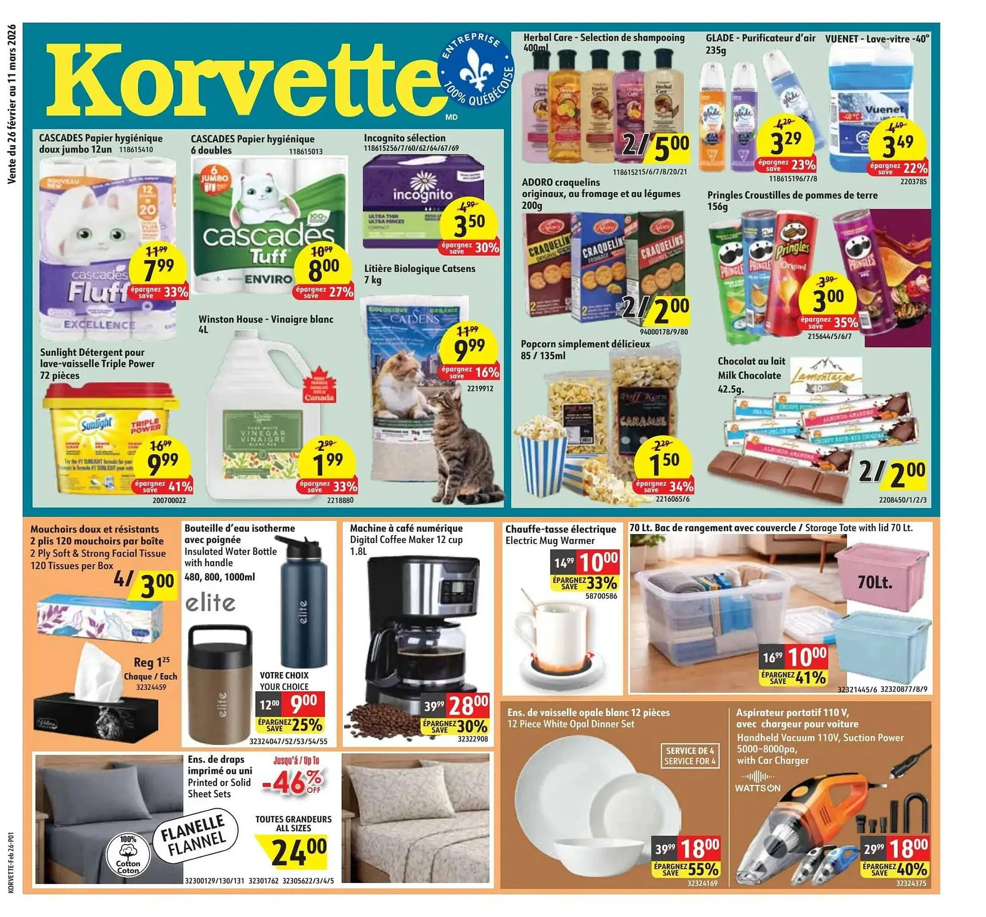 Korvette flyer from February 26 to March 11 2026 - flyer page 1