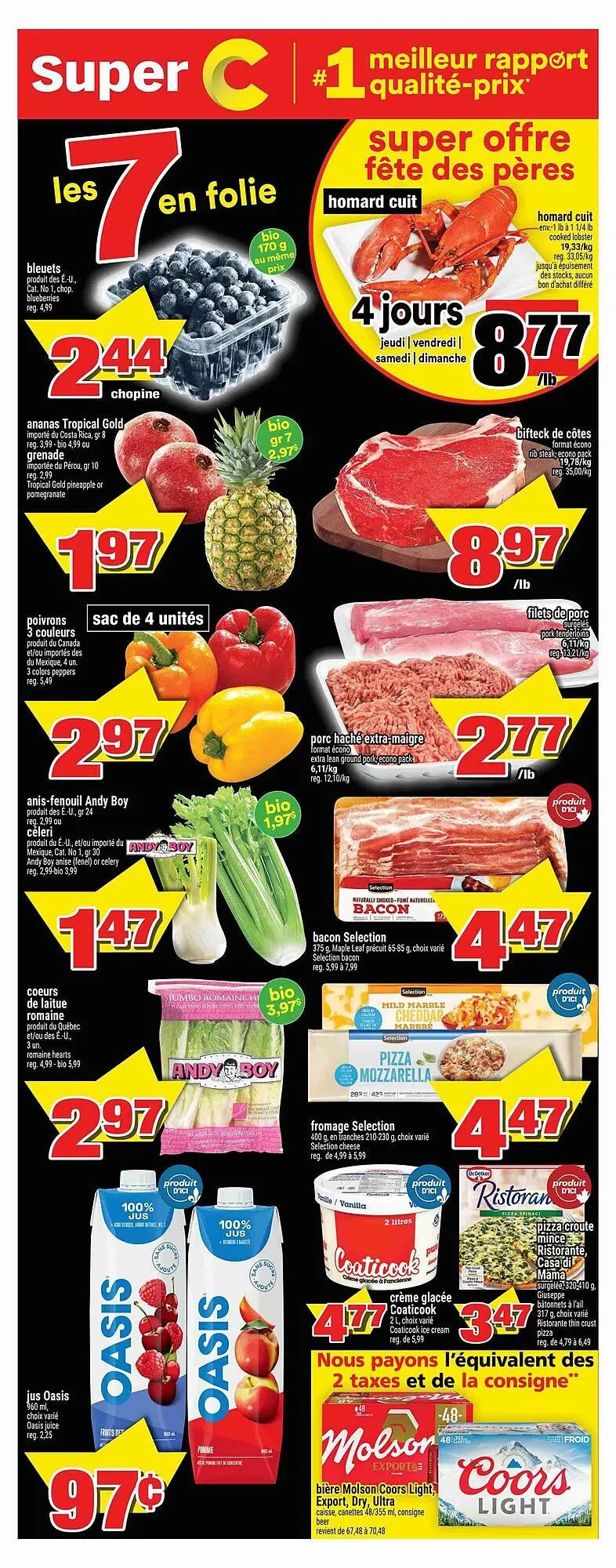 Super C flyer from June 11 to June 18 2025 - flyer page 1