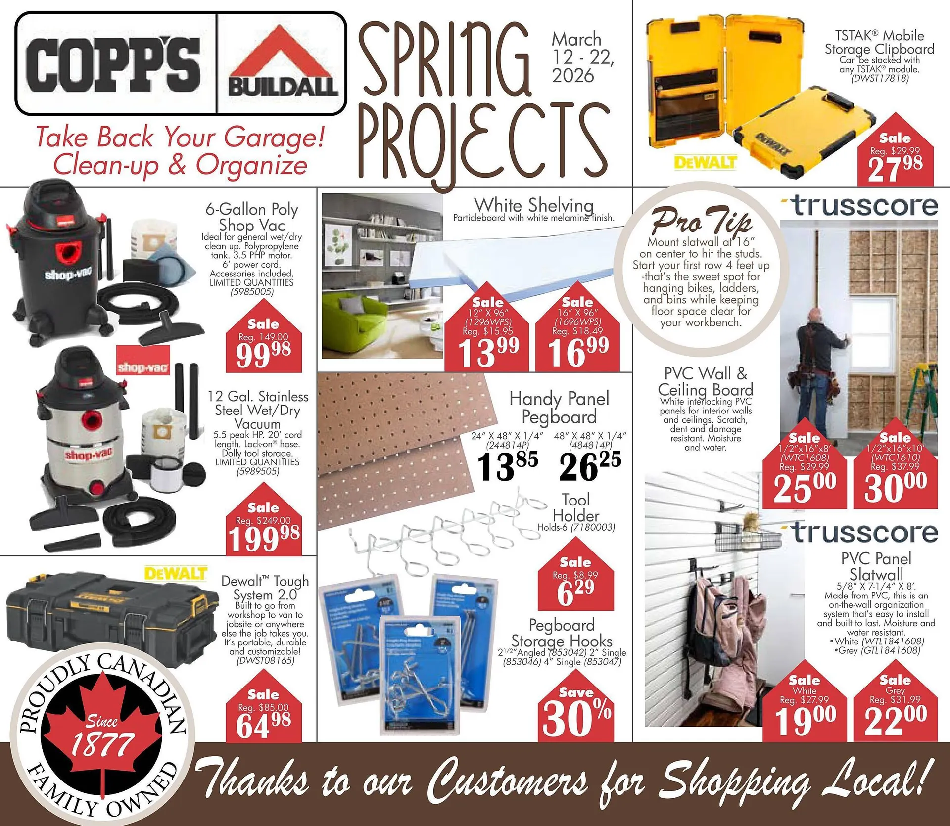 Copp's Buildall flyer from March 12 to March 22 2026 - flyer page 1