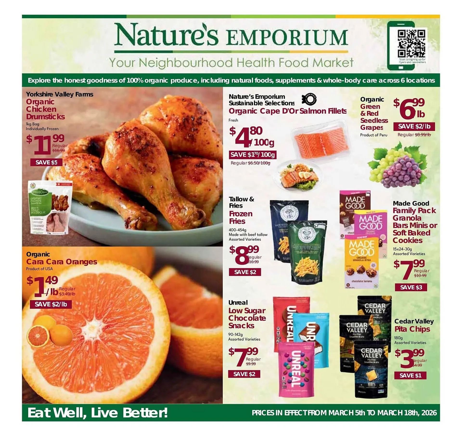 Nature's Emporium flyer from March 5 to March 12 2026 - flyer page 1