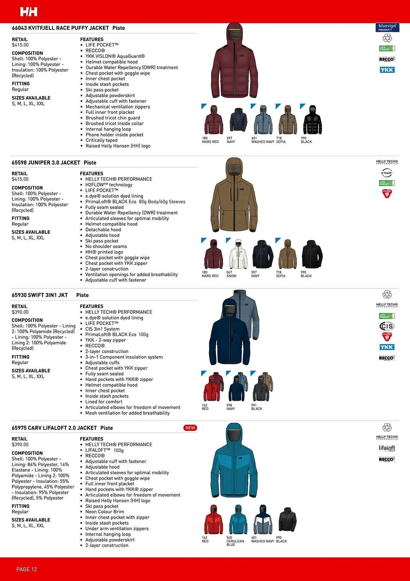 Helly Hansen flyer from September 11 to February 28 2026 - flyer page 12