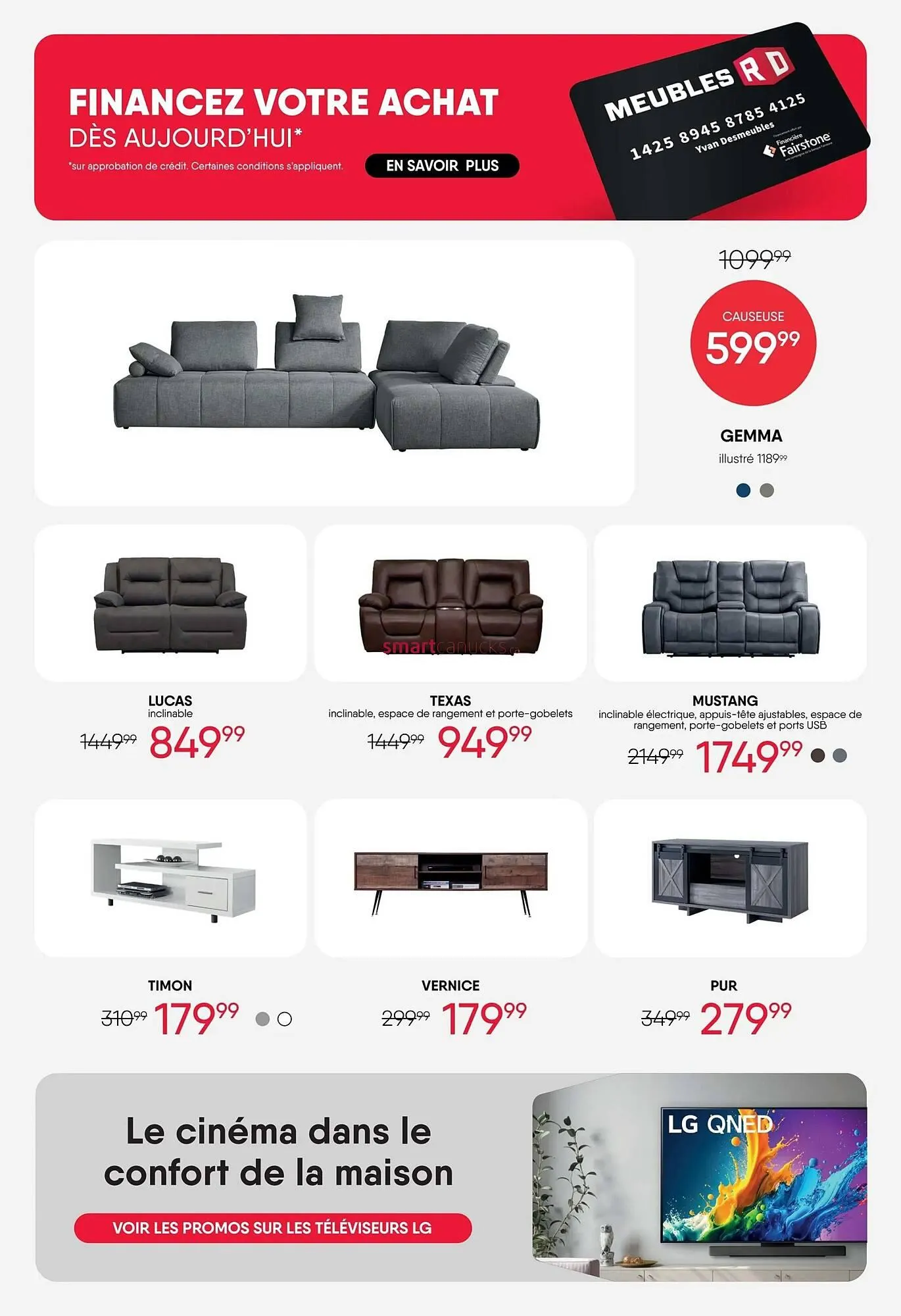 Meubles RD flyer from March 17 to March 30 2025 - flyer page 16