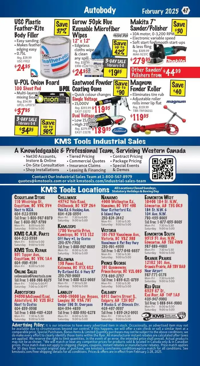 KMS Tools  from February 1 to February 15 2025 - flyer page 47
