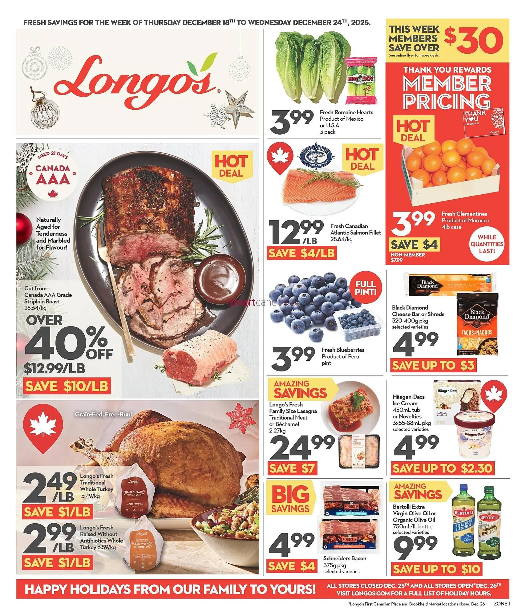 Longo's flyer from December 18 to December 24 2025 - flyer page 1
