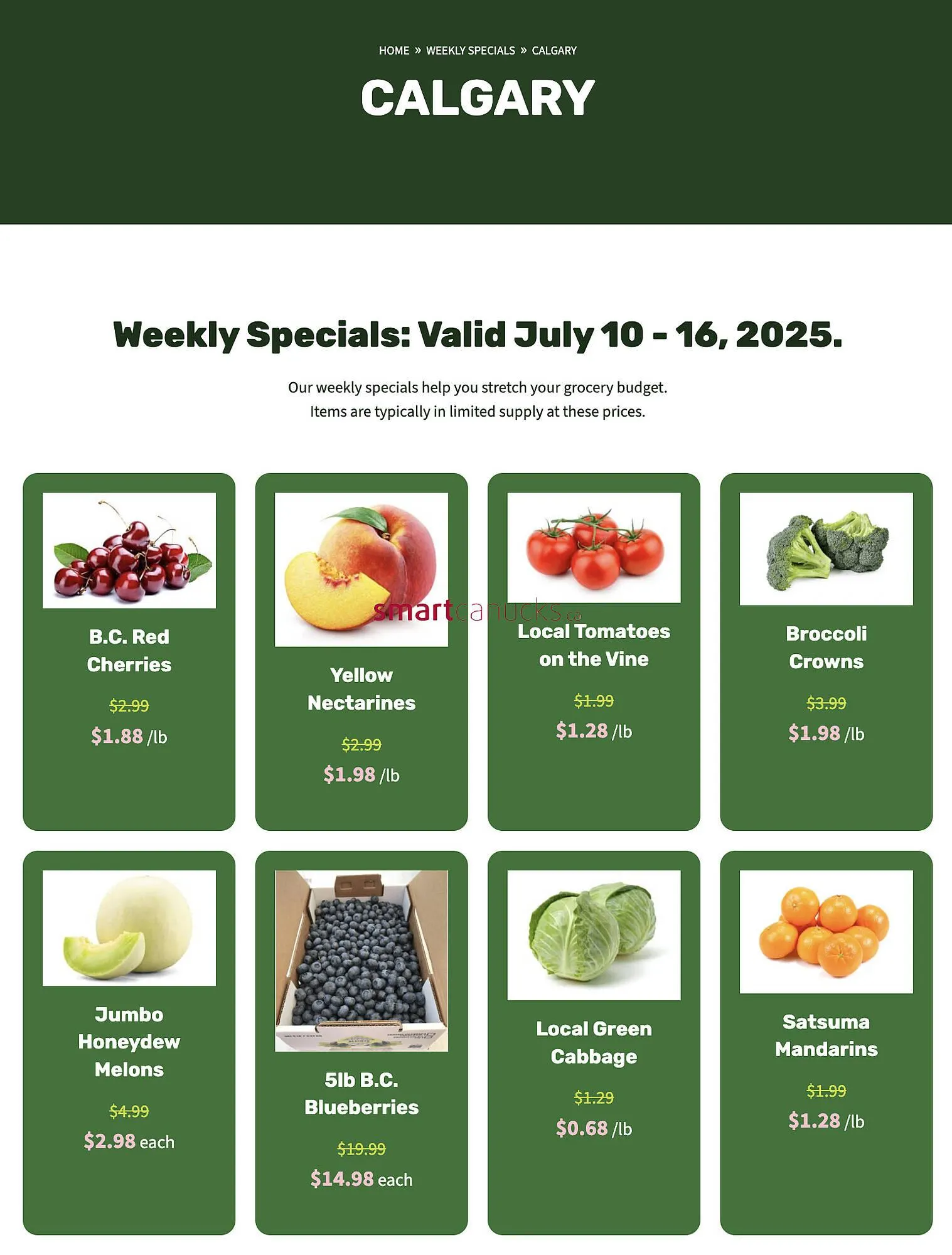 H&W Produce flyer - 1