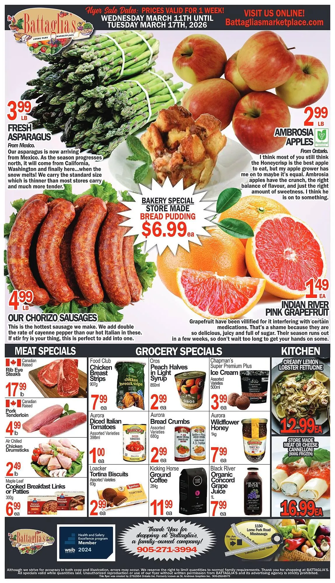 Battaglia's Marketplace flyer from March 11 to March 17 2026 - flyer page 1