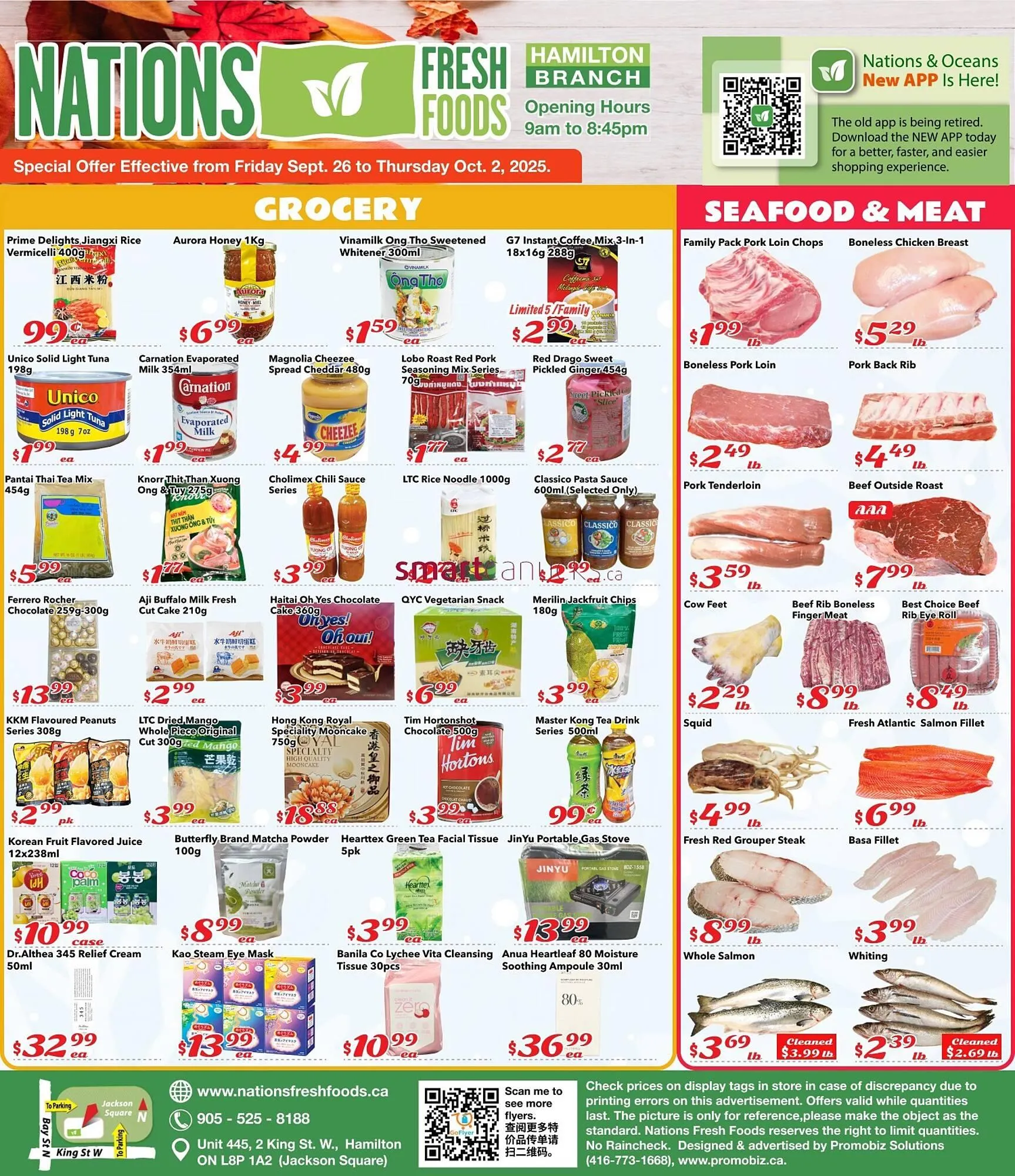 Nations Fresh Foods flyer from September 26 to October 2 2025 - flyer page 1