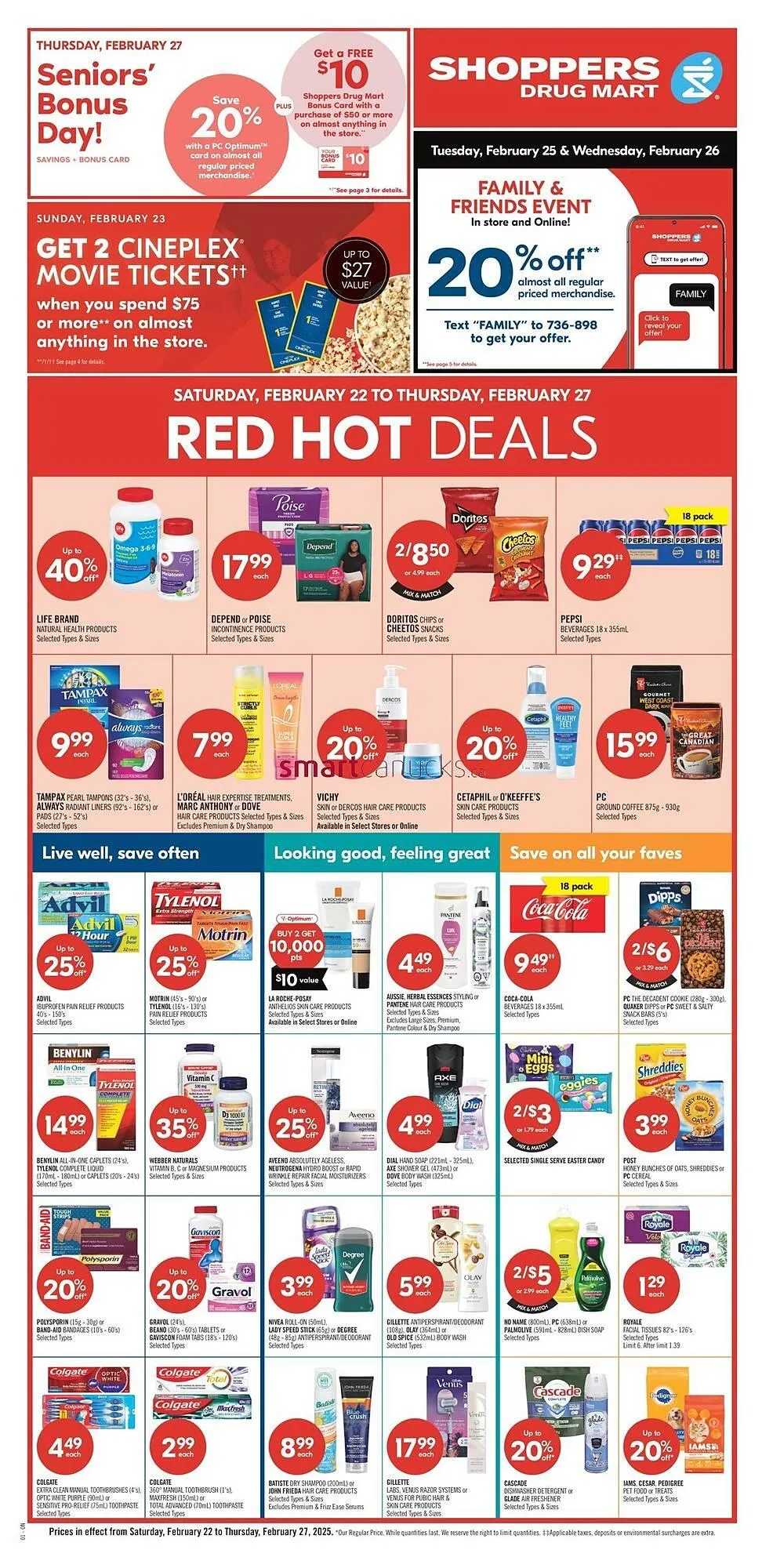 Shoppers Drug Mart flyer from February 22 to February 27 2025 - flyer page 3