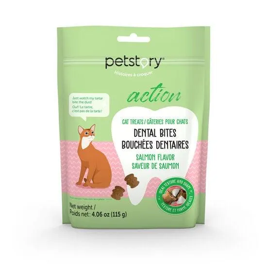 Dental Bites for Cats, Salmon Flavour
