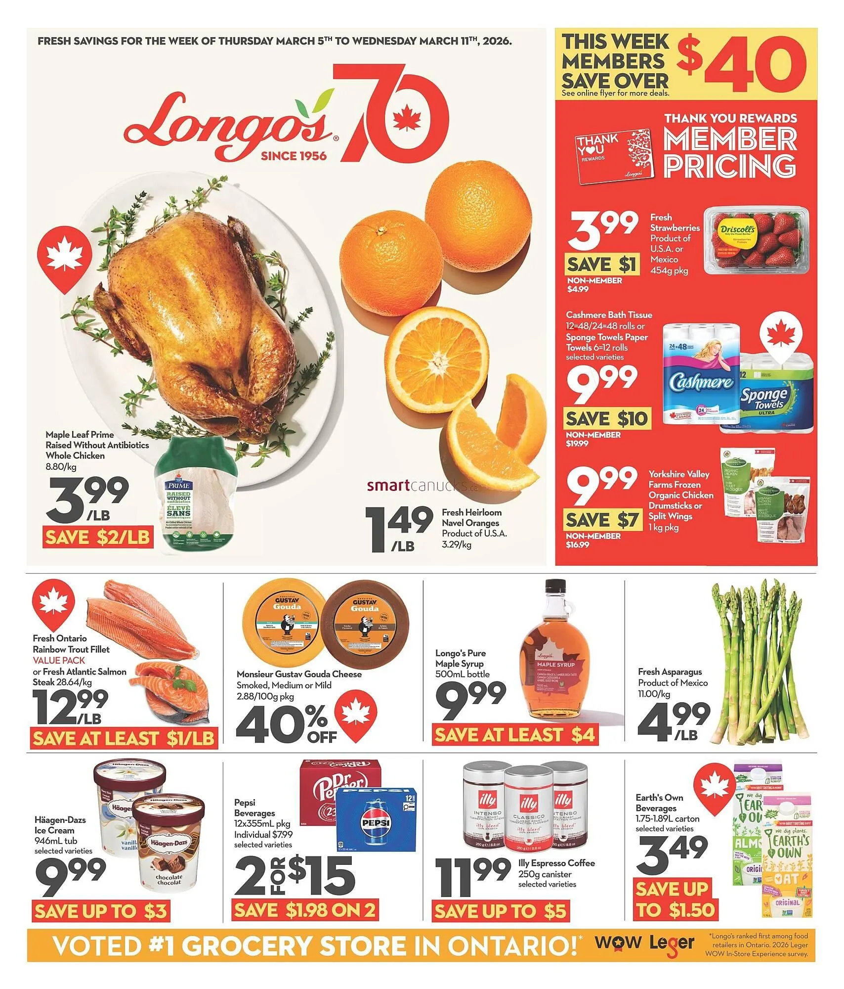 Longo's flyer from March 5 to March 11 2026 - flyer page 1
