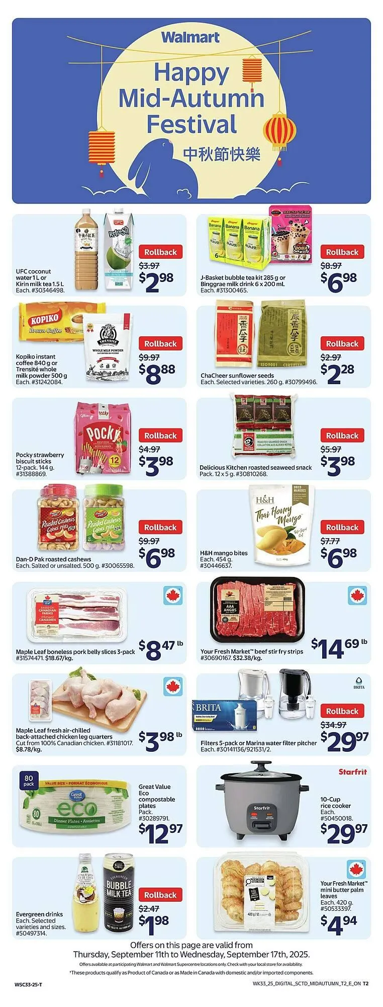 Walmart flyer from September 12 to September 19 2025 - flyer page 6