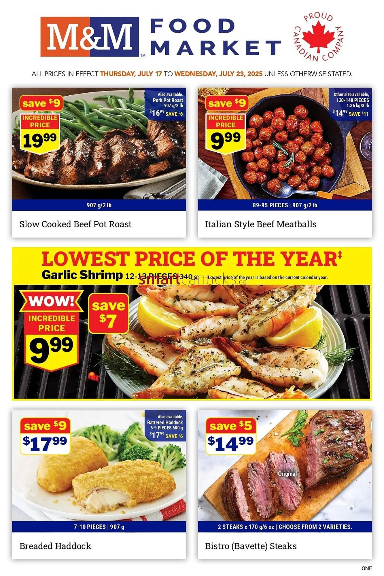 M & M Food Market flyer - 1