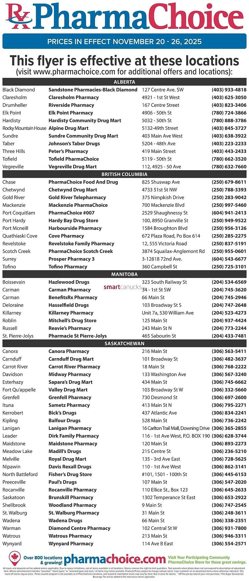 PharmaChoice flyer from November 20 to November 26 2025 - flyer page 7
