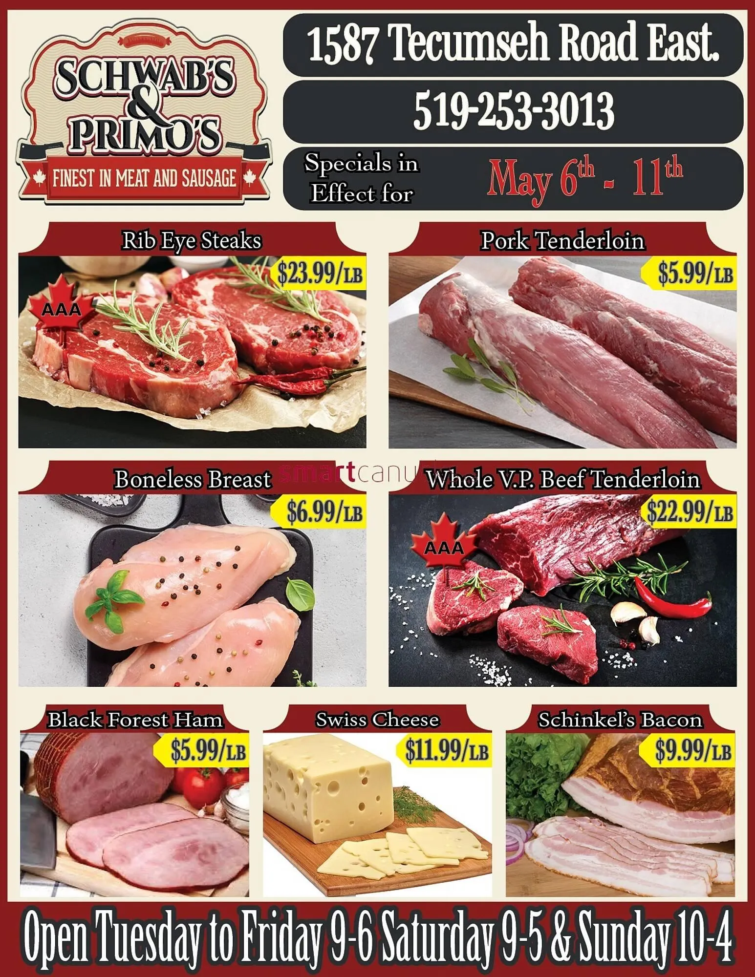 Schwabs & Primos flyer - 1