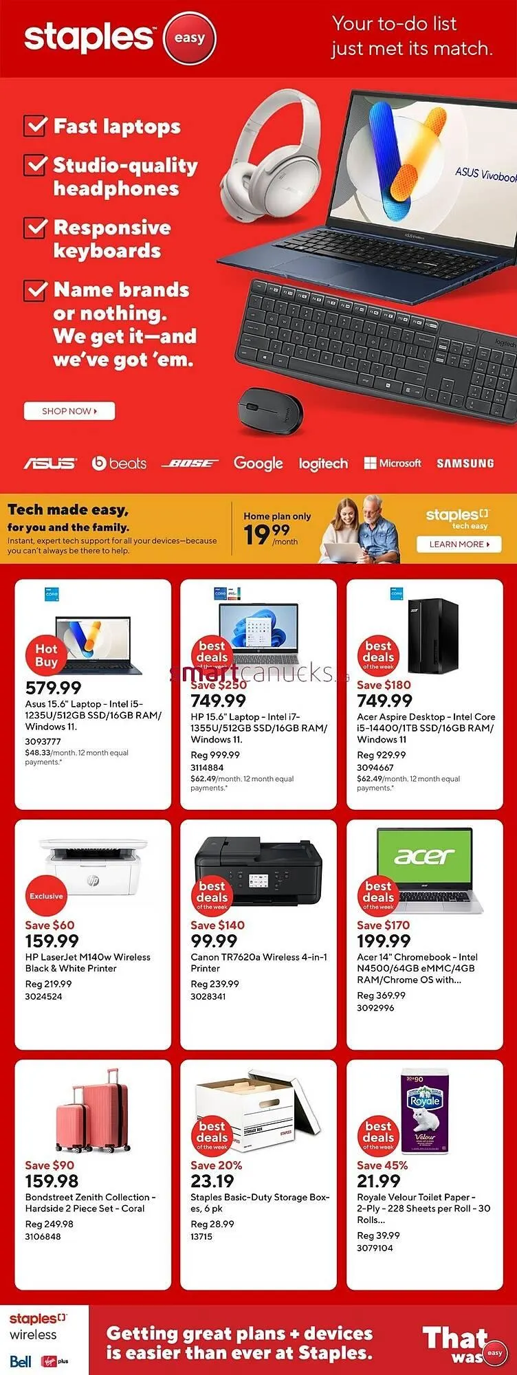 Staples flyer from May 30 to June 5 2025 - flyer page 1