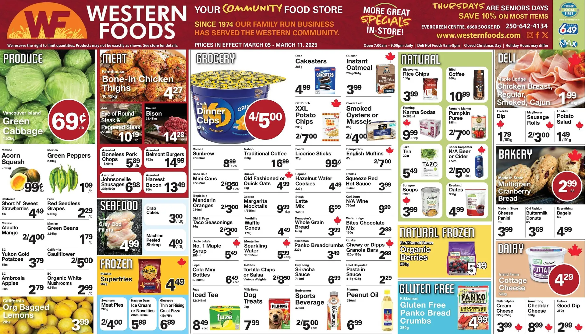 Western Foods flyer - 1